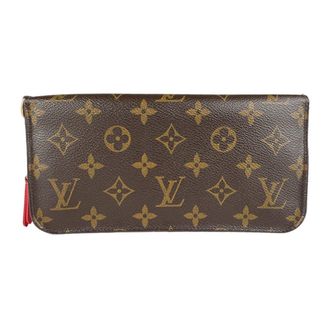 Louis Vuitton Brown Monogram Long Wallet (Bi-Fold) (Pre-Owned)