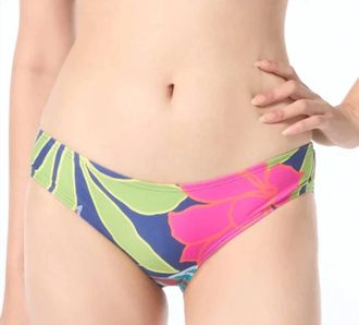 Vince Camuto Shirred Back Bikini Bottom In Fiji Floral