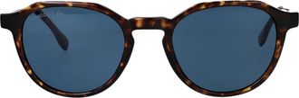 Lacoste Easy Ribbon Oval Glazen - Heren - Zonnebrillen - Bruin - 51 MM - Accessoires