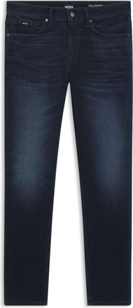 BOSS Delaware slim-fit jeans in dark-blue stretch denim