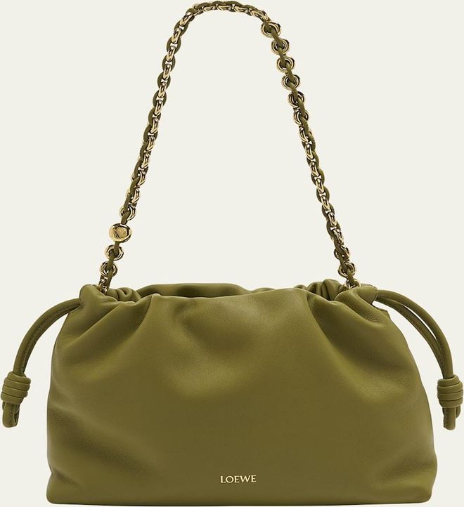 Flamenco Small Shoulder Bag in Napa Leather