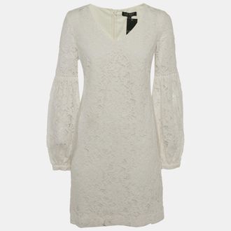 Ralph Lauren Lauren Ralph Lauren White Guipure Lace Mini Dress