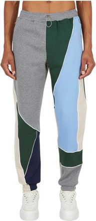 Ahluwalia Studio Marcel Patchwork Track Pants - Heren - Sweatpants - Veelkleurig - XL - Katoen - Broeken