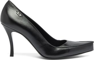 Diesel D-Lucette-Pumps in leather - Heels - Woman - Black
