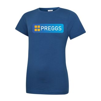 Generic AKA Textile Preggs Pregnancy T-Shirt for Womens, Gift for Maternity Crew Neck Short Sleeve Tee (UK, Alpha, S, XXL, Regular, Regular, XL, Royal)