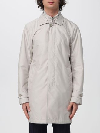 Fay Morning Technical Poplin Coat in Polyester