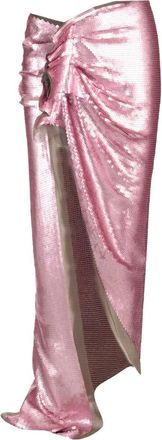 Rick Owens Edfu Maxi Rok - Dames - Maxi Rokken - Roze - S - Polyester - Rokken