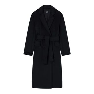 A|X Armani Exchange Dames, Mantels, Zwart, Maat: XS Wol