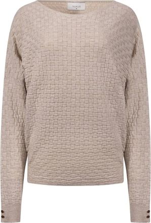 Nukus Nukus - Kento Top Lurex - Dames - Truien - Beige - Maat: XL Nylon