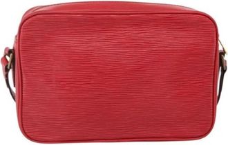 Louis Vuitton Pre-owned Vintage Cross Body Bag - Dames - Vintage Schoudertas - Rood - ONE Size - Leer - Vintage