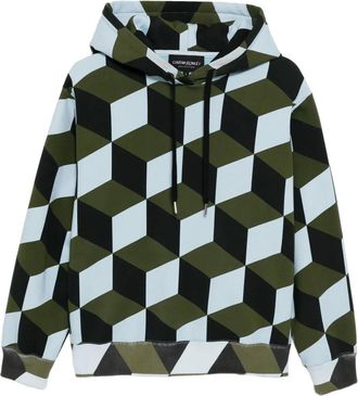 Cynthia Rowley Felpa The Illusion con cappuccio - Blu