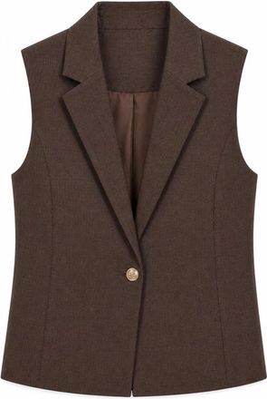 2-Biz Vesten - Dames - Gillet - Bruin - 3XL - Kostuums