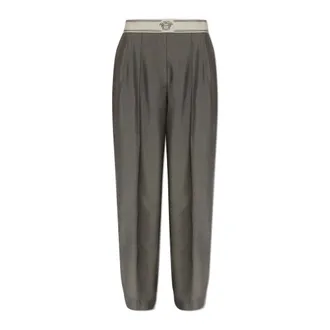 Versace Donna, Pantaloni, Grigio, XS, new