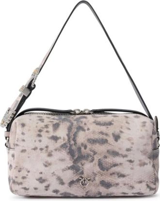 Pinko Bauletto Trittico - Dames - Schoudertassen - Veelkleurig - ONE Size - Leer - Tassen