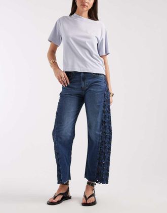 Lee Jeans a cilindro blu
