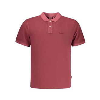 Pepe Jeans London Tops, Heren, Rood, 2Xl, Katoen, Polo shirt met korte mouwen
