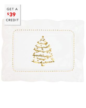 Vietri Vietri Giorno Di Festa Rectangular Platter With $39 Credit