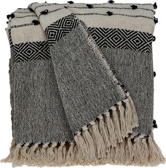 Parkland Collection Alia Eclectic Beige 52 x 67 Woven Handloom Throw at Nordstrom Rack