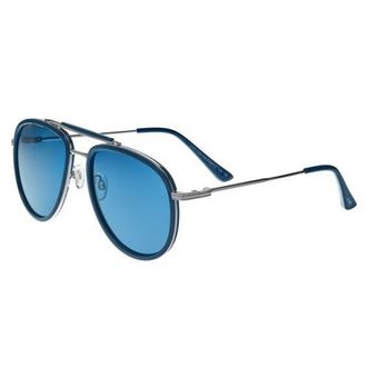 Simplify Maestro Polarized Sunglasses in Silver/blue at Nordstrom