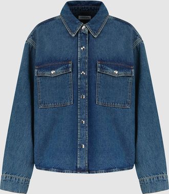 Anine Bing Chemise Paxton Sea Blue