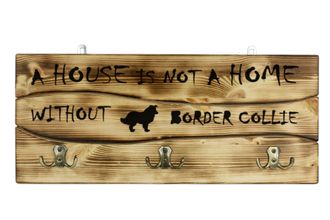 OEM Border Collie - Percha Con Perro, Expositor De Medallas, Decoraci&oacute;n Del Hogar De Art-dog