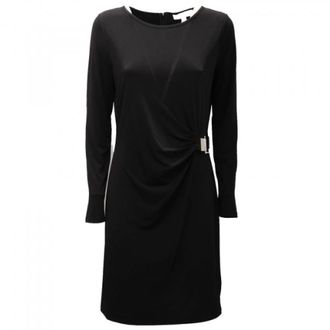 Michael Kors Crew-Neck Day Dress - Dames - Casual kleedjes - Zwart - M - Kleedjes
