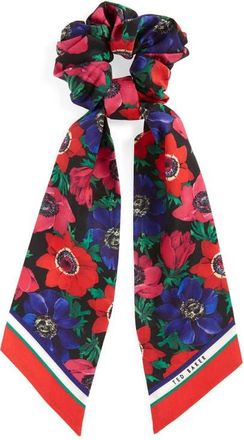 Ted Baker Hallyna Hula Scrunchie Scarf in Black Multi at Nordstrom