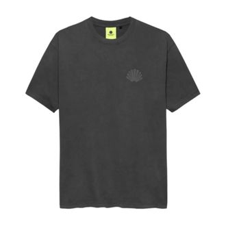 New Amsterdam Surf Association Logo Tee Washed Embro - Heren - Tops - Zwart - Maat: L Katoen