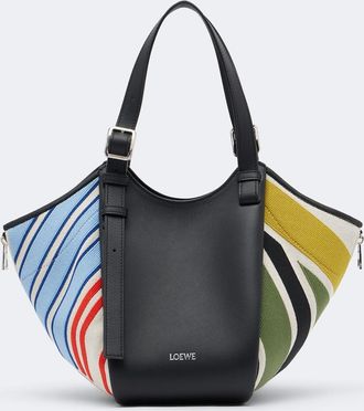 Loewe Borsa Hammock Flip con ricamo