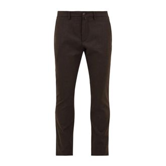 Siviglia Carducci Broeken - Heren - Chinos - Bruin - W30 - Wol - Broeken
