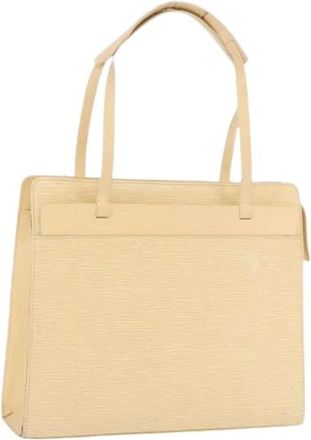 Louis Vuitton Pre-owned Vintage Epi Tote Bag - Dames - Vintage Shopper - Beige - ONE Size - Leer - Vintage