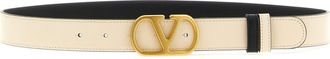 Valentino Garavani Womens Multicolor Calfskin Regular Belt