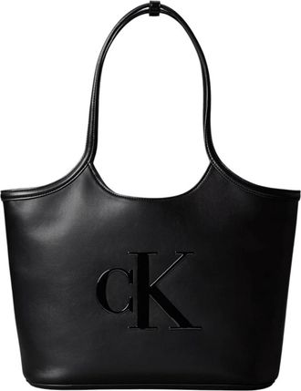 Calvin Klein Bold CK Shopper - Dames - Shoppers - Zwart - ONE Size - Tassen