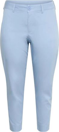 Kaffe Curve KCleana Chino 7/8 Pants - Dames - Vrijetijds broeken - Blauw - 2XL - Broeken