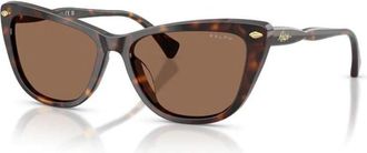 Ralph Lauren Zonnebrillen - Dames - Zonnebrillen - Bruin - 57 MM - Accessoires