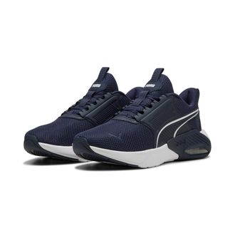 Puma Sneaker PUMA X-CELL NOVA FS, Damen, Gr. 42,5, weiss (puma navy, puma wei&szlig;), Textil, Schuhe Sneaker