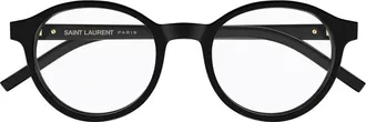 Saint Laurent Accessoires, Dames, Zwart, ONE Size, SL M162 Optisch Montuur