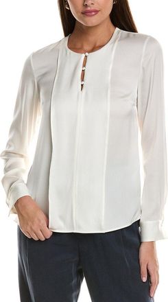 HUGO BOSS Binika 2 Silk-Blend Blouse