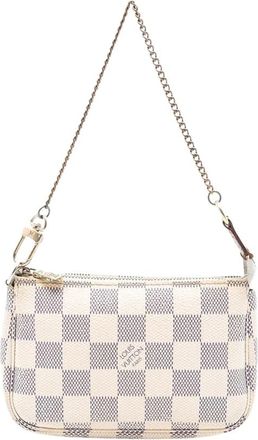 Louis Vuitton Pre-owned Chain Handle Bag - Dames - Vintage Mini Tas - Wit - ONE Size - Vintage