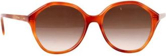 Celine Pre-owned Accessories, female, Orange, Size: ONE SIZE Pre-owned Vintage Acetate Sunglasses