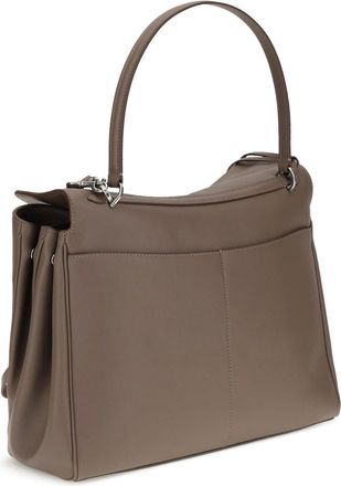 Balenciaga Womens Shoulder Bag Rodeo Calf Leather Taupe