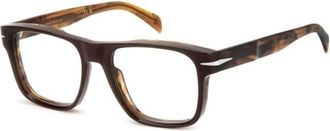 Eyewear by David Beckham Crafted Optisch Montuur - unisex - Brillen - Bruin - 52 MM - Accessoires