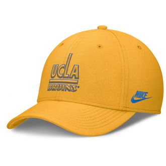 Nike UCLA Primetime Rise Academic Nike Mens Dri-FIT College Hat in Yellow | NC0377CUCV-PFL