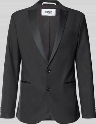 Cinque 2-Knopf-Sakko mit Reverskragen Modell FESTONE in Black, Größe 102