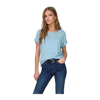 Only Mujer, Camisetas, Azul, Talla: L