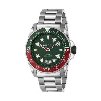 Gucci Accessoires, Heren, Grijs, ONE Size, Duikhorloge