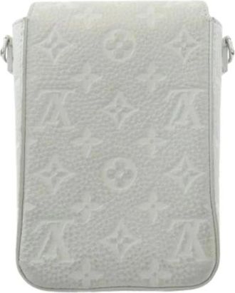 Louis Vuitton Pre-owned Shoulder Bag - Dames - Vintage Schoudertas - Grijs - ONE Size - Leer - Vintage