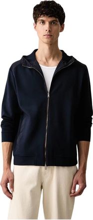 Paul & Shark Zip-through Sweatshirt - Heren - Vesten met rits - Blauw - L - Polyester - Hoodies & sweatvesten