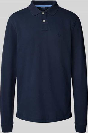 Mc Neal Regular Fit Poloshirt mit Label-Stitching in Dunkelblau, Größe XXL