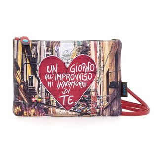 Gabs Cross Body Bags, female, Red, Size: ONE SIZE Red Black Logo Clutch